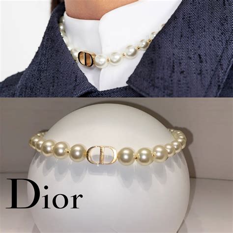 christain dior choker|genuine Christian Dior necklace.